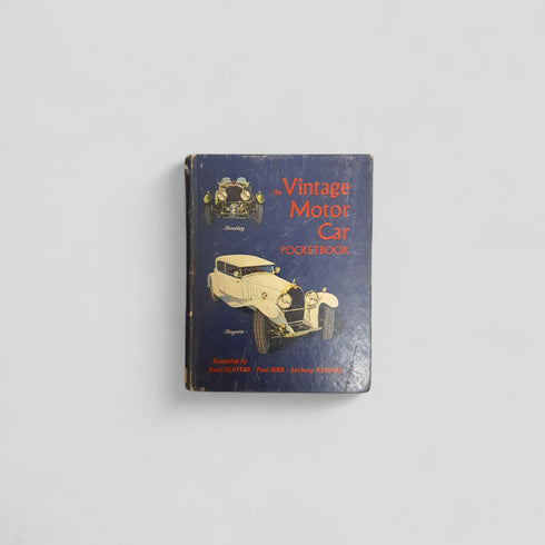 The Vintage Motor Car Pocketbook compiled by Cecil Clutton, Paul Bird & Anthony Harding